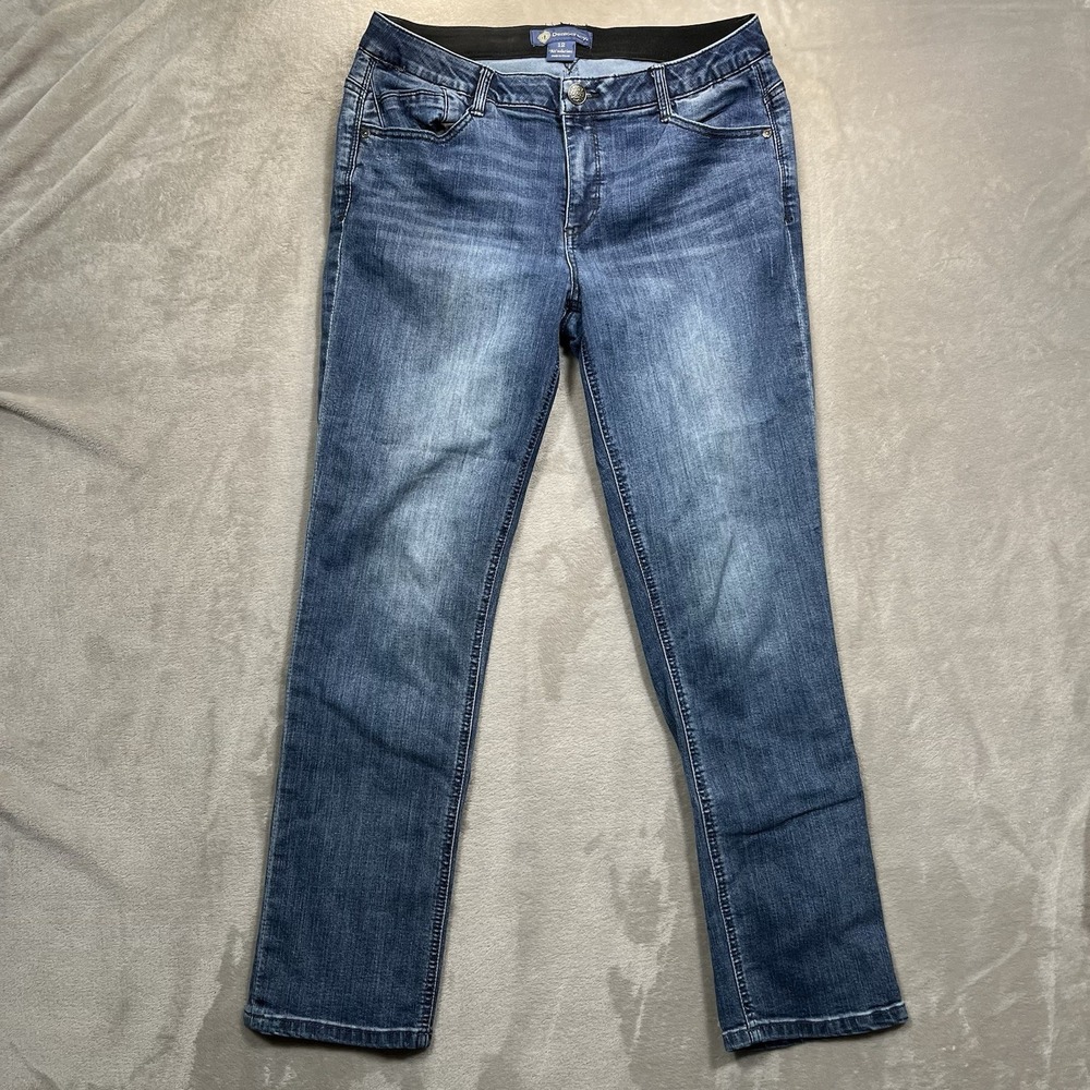 Democracy Ab Solution Jeans Womens 12 Blue Denim Stretch